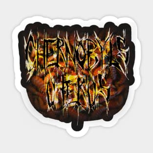 Chernobyl'sUterus FIRE Sticker